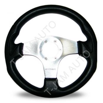 Autotecnica Steering Wheel Formula Polyurethane Leather Alloy Spokes 350mm
