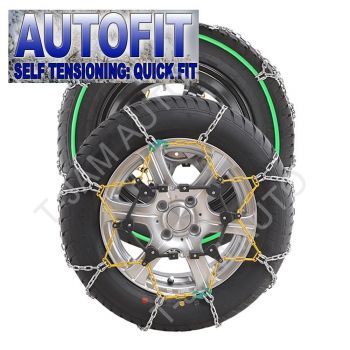 Snow Chains Autofit 13 14 15 16 17 Inch Wheels Tyres Group 80 Autotecncia