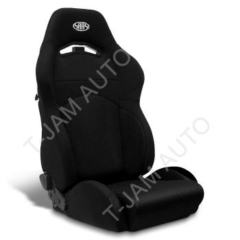 SAAS GT Black / Black Dual Recline Sports Race Seat