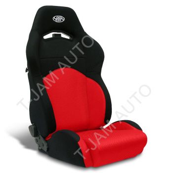 SAAS GT Red / Black Dual Recline Sports Race Seat