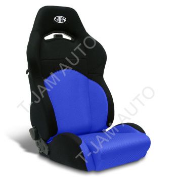 SAAS GT Blue  / Black Dual Recline Sports Race Seat