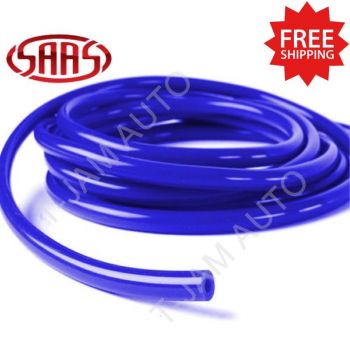 SAAS Silicone Vacuum Hose Blue 5mm ID x 8m Length High Temperature Resistant