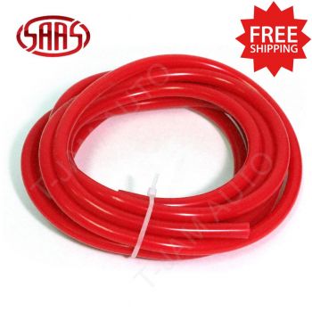 SAAS Silicone Vacuum Hose Red 3mm ID x 3m Length High Temperature Resistant