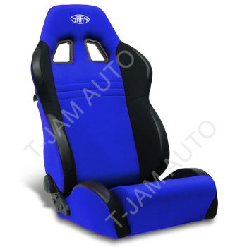 SAAS Vortek Blue / Black Dual Recline Sports Race Seat