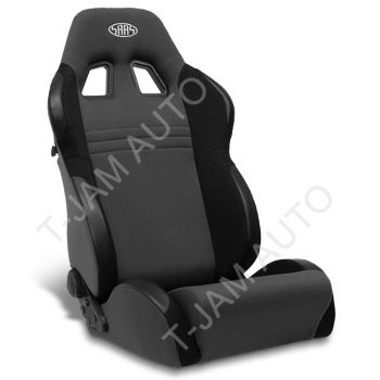 SAAS Vortek Grey / Black Dual Recline Sports Race Seat