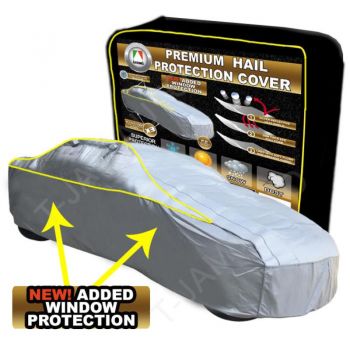 Hail Storm Protection Car Cover up to 4.90m Large Side Window Protection