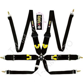 Racing Harness Blue - 6 Point Quick Release FIA/HANS (2+3) Inch