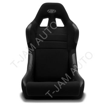 SAAS Mach II Black Fixed Back Sports Race Seat