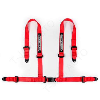 SAAS Harness 4 Point Red EC-R16 2 Inch