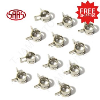 SAAS Hose Clamp Spring Size 3 suit 3mm (1/8 hose 2 x 6pk (12 Clamps)