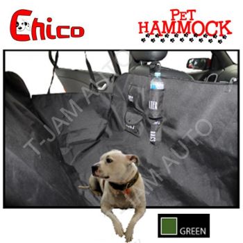 Rear Seat Dog Protection Hammock Easy To Use Car Seat Cover Green