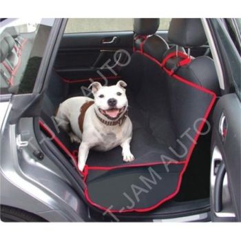 Rear Seat Dog Basket Easy To Use Car Pet Seat Cover Black