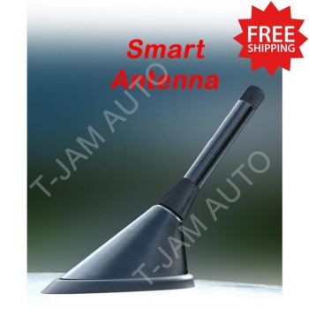 Smart Car Antenna Black Carbon Easy-to-Fit for Universal Fit