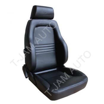 Outback 4x4 4WD Bucket Seat Black Leather ADR Approved