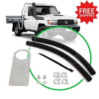 SAAS Oil Catch Tank Install Kit suits Toyota Landcruiser 79 Series 4.5L 2009-on