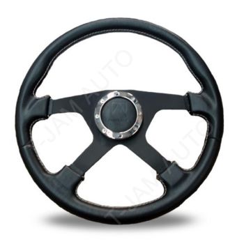 Outback 4X4 4WD Polyurethane Leather Steering Wheel 380mm wide
