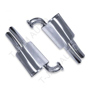 Muffler suits Commodore VE VF Ute V6 V8 with 3 Inch straight tips