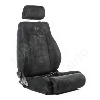 SAAS Seat Trax 4x4 Black Water Repellent Cloth ADR Compliant