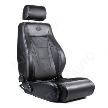 SAAS Seat Trax 4x4 Premium Black Leather ADR Compliant