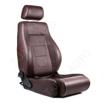 SAAS Seat Trax 4x4 Premium Brown Leather ADR Compliant