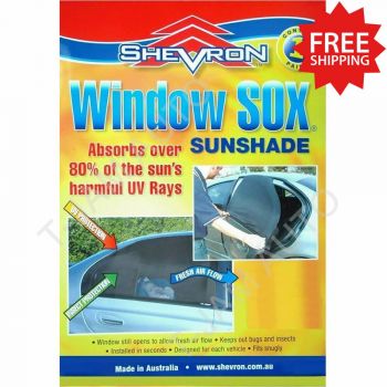 Window Sox Socks Sun Shades for Toyota LandCruiser 200 Series 4WD Wagon