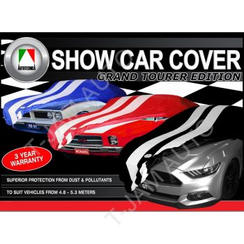 Show Car Cover GT Gran Turismo for Red Non Scratch Up to 5.3m Indoor